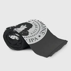 Плед флисовый Ramones coin, цвет: 3D-велсофт — фото 2