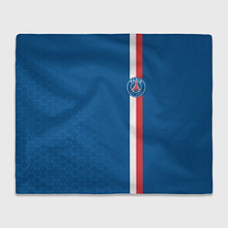 Плед флисовый PSG SPORT STRIPES UNIFORM, цвет: 3D-велсофт