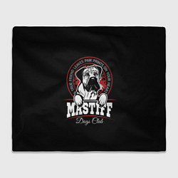 Плед флисовый Мастиф Mastiff, цвет: 3D-велсофт