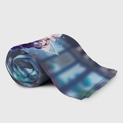 Плед флисовый Камисато Аяка в примогеме, цвет: 3D-велсофт — фото 2