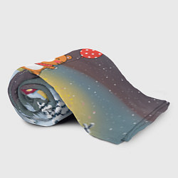 Плед флисовый Прыгающий тигренок 2022, цвет: 3D-велсофт — фото 2