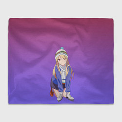 Плед Девочка и коньки