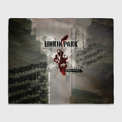 Плед флисовый Hybrid Theory Live Around The World - Linkin Park, цвет: 3D-велсофт