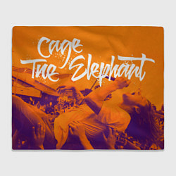 Плед флисовый Cage the elephant, цвет: 3D-велсофт