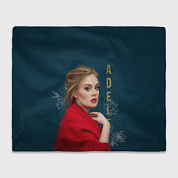 Плед флисовый Portrait Adele, цвет: 3D-велсофт