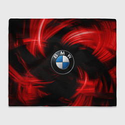 Плед флисовый BMW RED BEAST, цвет: 3D-велсофт