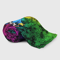 Плед флисовый POPPY PLAYTIME НОВОГОДНИЙ ПОППИ ПЛЕЙТАЙМ, цвет: 3D-велсофт — фото 2