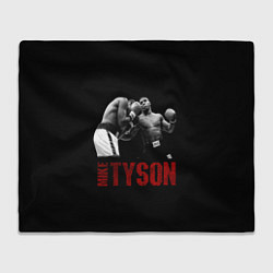 Плед флисовый Майк Тайсон Mike Tyson, цвет: 3D-велсофт