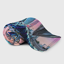 Плед флисовый Плывущий хищник, цвет: 3D-велсофт — фото 2