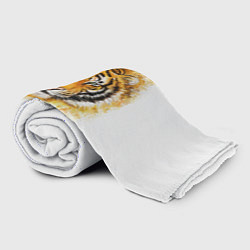 Плед флисовый Дикий Тигр Wild Tiger, цвет: 3D-велсофт — фото 2