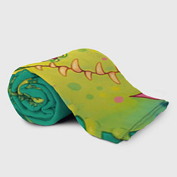 Плед флисовый Милая Плантера, цвет: 3D-велсофт — фото 2