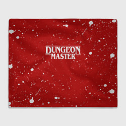 Плед флисовый DUNGEON MASTER BLOOD ГАЧИМУЧИ КРАСНЫЙ, цвет: 3D-велсофт