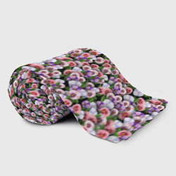 Плед флисовый Чудесные фиалки, цвет: 3D-велсофт — фото 2