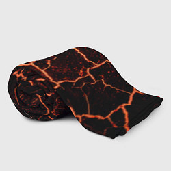Плед флисовый Раскаленная лаваhot lava, цвет: 3D-велсофт — фото 2