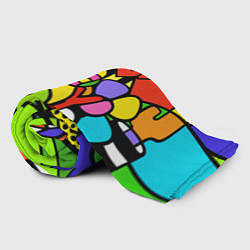 Плед флисовый Romero Britto - love you, цвет: 3D-велсофт — фото 2