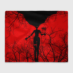 Плед флисовый Dead by Daylight дух, цвет: 3D-велсофт