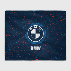 Плед флисовый BMW BMW Брызги, цвет: 3D-велсофт