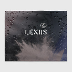 Плед флисовый LEXUS Lexus - Краски, цвет: 3D-велсофт