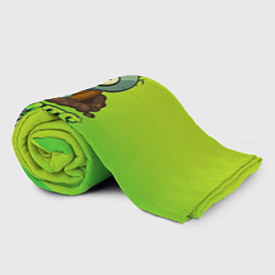 Плед флисовый Plants vs Zombies зомби, цвет: 3D-велсофт — фото 2