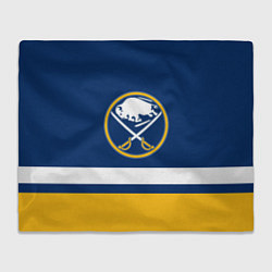 Плед флисовый Buffalo Sabres, Баффало Сейберз, цвет: 3D-велсофт