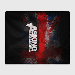 Плед флисовый Asking Alexandria British, цвет: 3D-велсофт