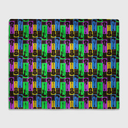 Плед Красочные Гитары