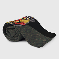 Плед флисовый Пивные Войска камуфляж, цвет: 3D-велсофт — фото 2