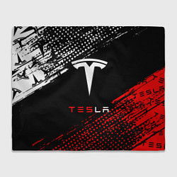 Плед Tesla - Logo Pattern