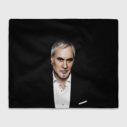 Плед флисовый МЕЛАДЗЕ НА ЧЕРНОМ ФОНЕ, цвет: 3D-велсофт