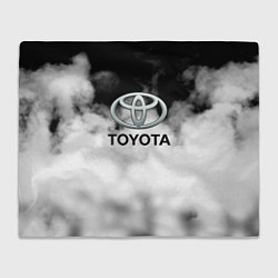 Плед флисовый Toyota облако, цвет: 3D-велсофт
