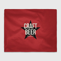 Плед флисовый CRAFT-BEER, цвет: 3D-велсофт