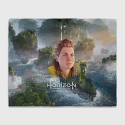 Плед флисовый Элой Horizon, цвет: 3D-велсофт