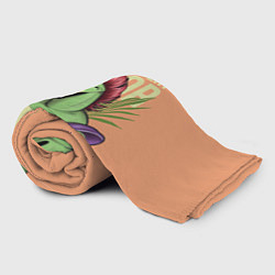 Плед флисовый Аллигатор Монтгомери, цвет: 3D-велсофт — фото 2
