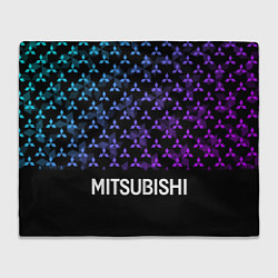 Плед флисовый MITSUBISHI NEON PATTERN, цвет: 3D-велсофт