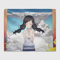 Плед флисовый Милашка Хина, цвет: 3D-велсофт