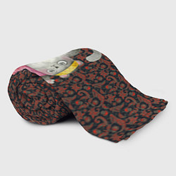 Плед флисовый Забавный кот с клубком, цвет: 3D-велсофт — фото 2