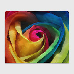 Плед флисовый Роза fashion 2022, цвет: 3D-велсофт