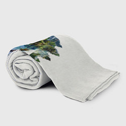 Плед флисовый Uncharted На картах не значится, цвет: 3D-велсофт — фото 2