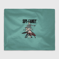 Плед флисовый Spy x Family, цвет: 3D-велсофт