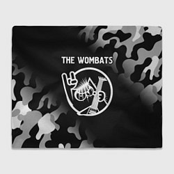 Плед флисовый The Wombats КОТ Камуфляж, цвет: 3D-велсофт
