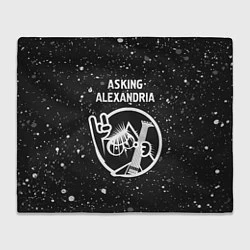 Плед флисовый Asking Alexandria - КОТ - Краска, цвет: 3D-велсофт