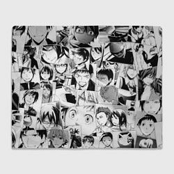 Плед флисовый Durarara pattern, цвет: 3D-велсофт