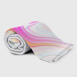Плед флисовый Abstract gradient lines, цвет: 3D-велсофт — фото 2