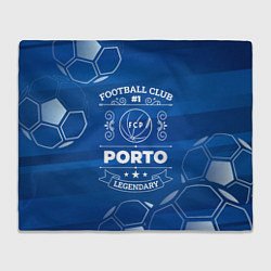 Плед флисовый Porto - Football Club Number 1, цвет: 3D-велсофт