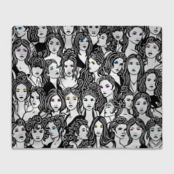 Плед флисовый 26 девушек, цвет: 3D-велсофт