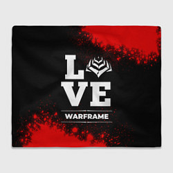 Плед флисовый Warframe Love Классика, цвет: 3D-велсофт