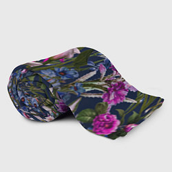 Плед флисовый Цветы Таинственные, цвет: 3D-велсофт — фото 2