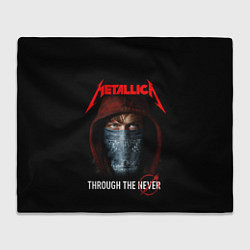 Плед флисовый METALLICA THROUGH THE NEVER, цвет: 3D-велсофт