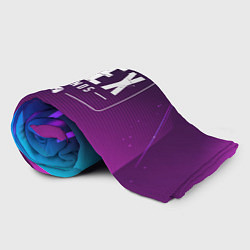 Плед флисовый Apex Legends Gaming Champion: рамка с лого и джойс, цвет: 3D-велсофт — фото 2