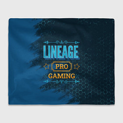 Плед флисовый Игра Lineage: PRO Gaming, цвет: 3D-велсофт